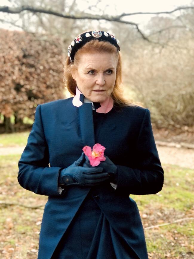 Sarah Ferguson in publicity photo for her novel.