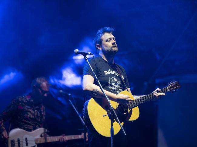 Shane Nicholson performs at Meatstock, Toowoomba Showgrounds. Saturday, April 9, 2022. Picture: Nev Madsen.