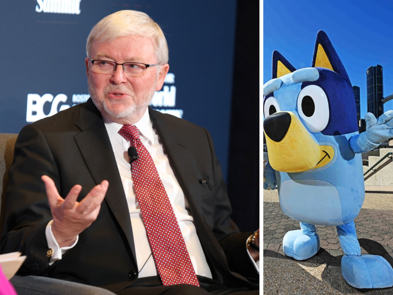 Rudd tells Trump: Don’t tax Bluey