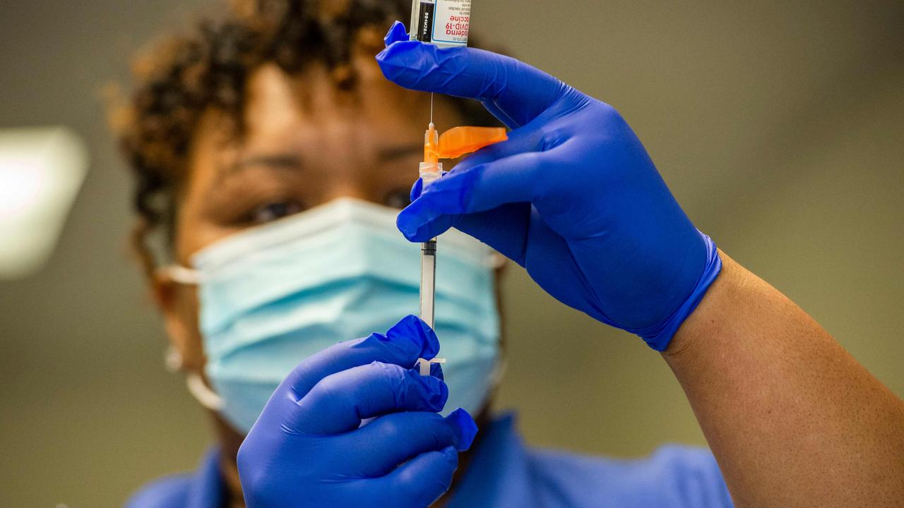 The US is administering more than three million vaccinations a day nationally. Picture: Joseph Prezioso/AFP