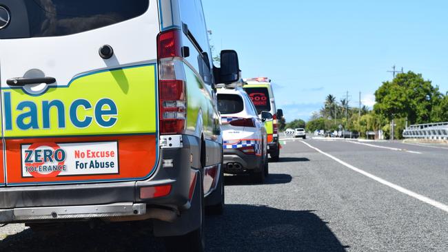 A man has been left in a serious condition, with confirmed head injuries, after being struck by a car while crossing the road at Wacol. FILE PHOTO