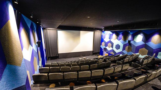 Inside one of the theatres at the new Palace Nova Prospect cinema. Picture: AAP/Roy VanDerVegt