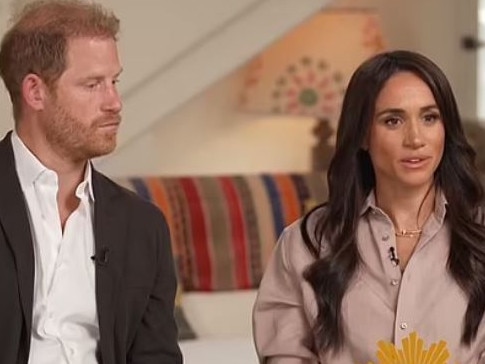 Prince Harry and Meghan Markle have sat down for their first US TV interview since their explosive 2021 chat with Oprah Winfrey. Picture: CBS