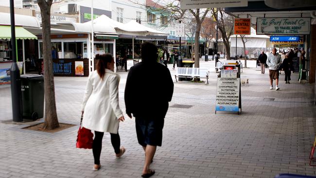 The incident took place in Cronulla Mall in March 2018.