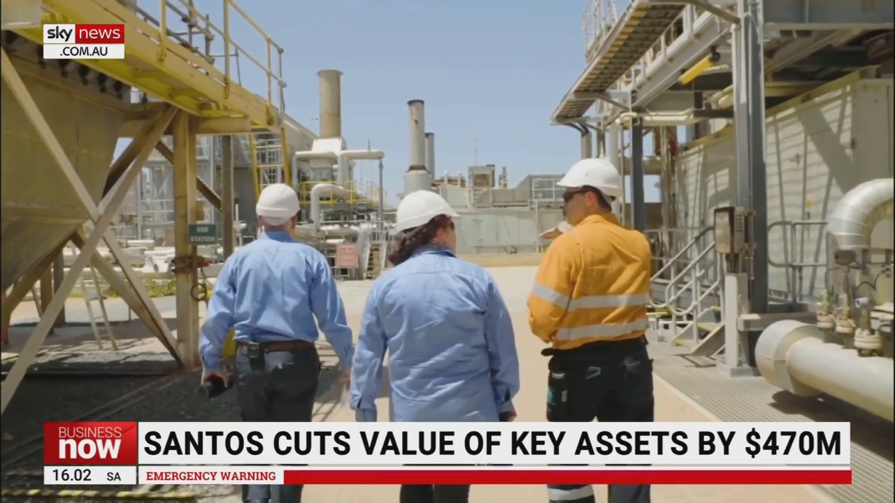 Santos shares jump despite announcement to cut valuation of key assets