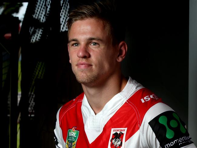 St George Illawarra player Matt Dufty at Win Jubliee Oval , Kogarah . Picture : Gregg Porteous