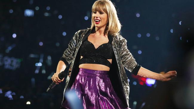 On board ... Taylor Swift went from an early critic of Apple Music to launching her "1989 World Tour" exclusively on the service. (Photo by Matt Sayles/Invision/AP, File)