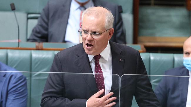 Prime Minister Scott Morrison apologised to Brittany. Picture: NCA Newswire/Gary Ramage