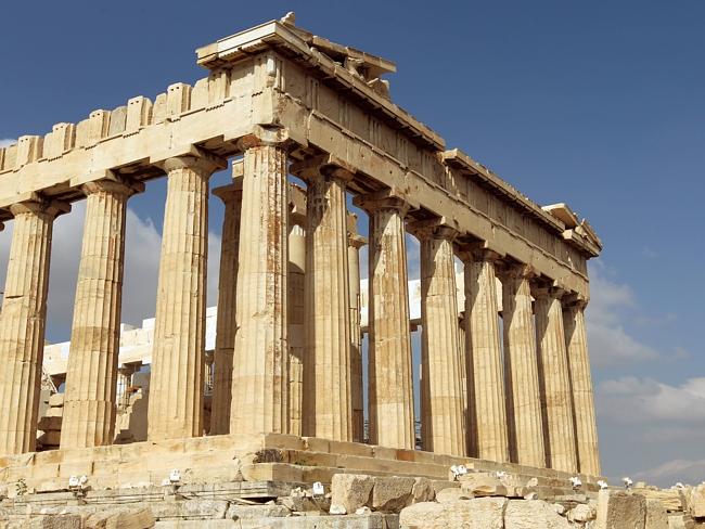 The Parthenon at the Acropolis. Picture: Supplied