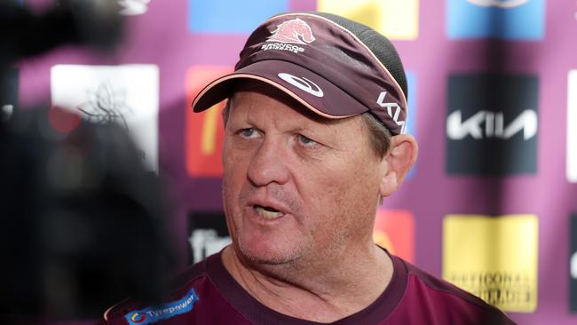 Coach Kevin Walters, Brisbane Broncos training, Red Hill. Picture: Liam Kidston