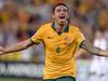 BRISBANE, AUSTRALIA - JANUARY 22: Tim Cahill of Australia celebrates after scoring a goal during the 2015 Asian Cup match between China PR and the Australian Socceroos at Suncorp Stadium on January 22, 2015 in Brisbane, Australia. (Photo by Bradley Kanaris/Getty Images)