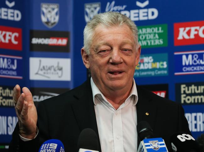 Canterbury GM of football Phil Gould has been open about his admiration of Galvin. Picture: NewsWire/Gaye Gerard