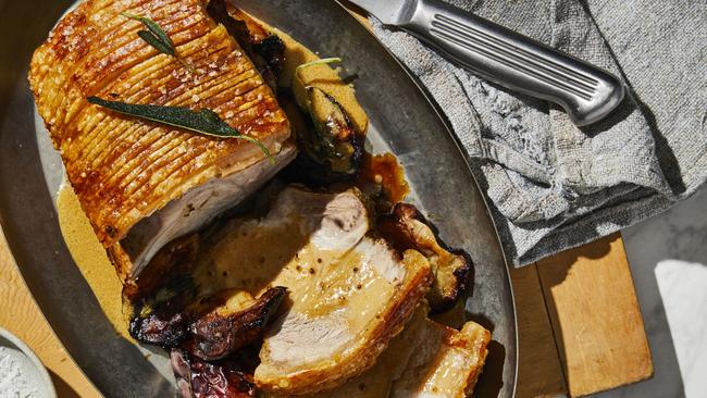 Roast pork. Picture: Benito Martin and Jess Johnson