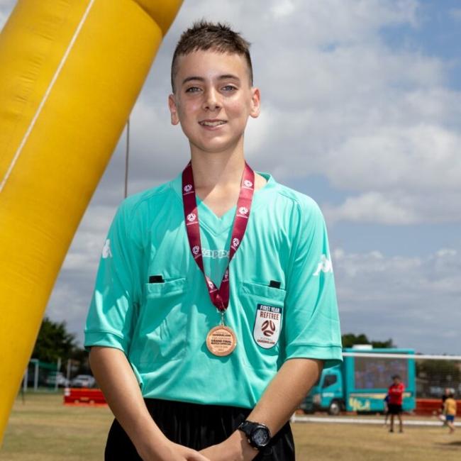 Football Queensland Premier League U12-13 Girls Grand Final Referee William Milsop