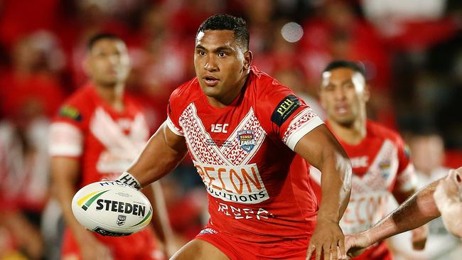 Tevita Pangai Jnr, who has played six Tests for Tonga, is eligible to play State of Origin. Picture: Anthony Au-Yeung/Getty Images