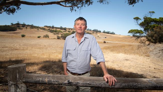 Kangaroo Island Mayor Michael Pengilly at Emu Bay. Picture: Brad Fleet