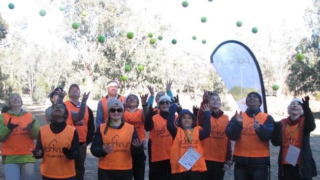 Volunteers at the Dubbo Parkrun. Photo: Dubbo Parkrun.