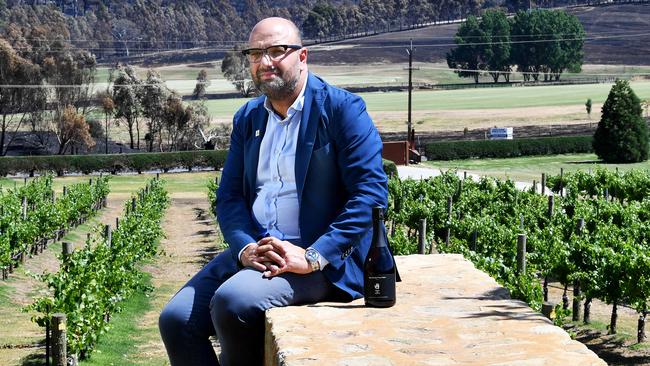 Bird in Hand proprietor Andrew Nugent was a staunch opponent of the mine, which would have been visible from his winery. Picture: Mark Brake