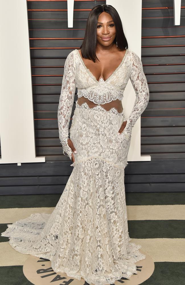 Tennis player Serena Williams attends the 2016 Vanity Fair Oscar Party Hosted By Graydon Carter at the Wallis Annenberg Center for the Performing Arts on February 28, 2016 in Beverly Hills, California. (Photo by Pascal Le Segretain/Getty Images)