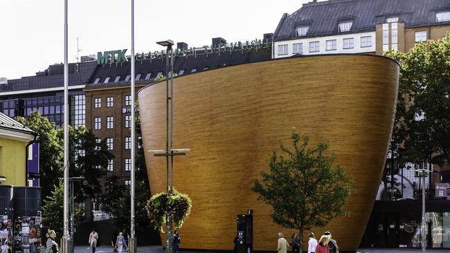 Kamppi Chapel in Helsinki.