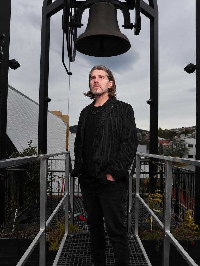 Leigh Carmichael creative director of Dark Mofo arts festival in Tasmania is stepping down from his role after guiding the festival for many years. Picture: Nikki Davis-Jones