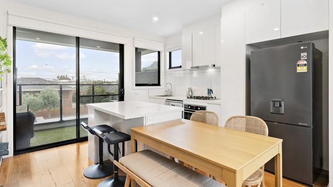 The three-bedroom townhouse 1/15 Yardley Street, Maidstone is on sale with a price guide of $639,000.