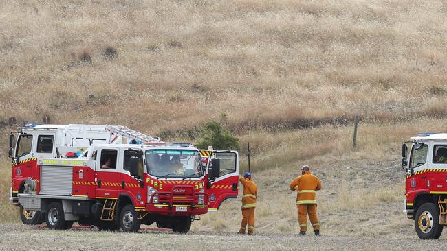 Bushfire at Andersons Road Broadmarsh. Tasmania Fire Service in attendance. Picture: NIKKI DAVIS-JONES