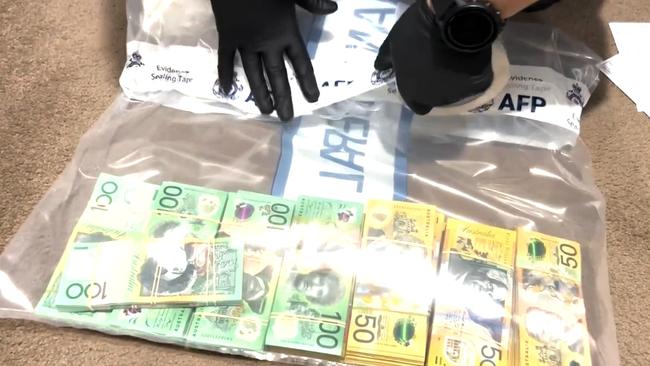 Four members of an alleged Chinese criminal gang, accused of laundering more than $39 million dollars in illicit cash, have been charged as part of a joint law enforcement investigation in Melbourne. Picture: NewsWire / AFP