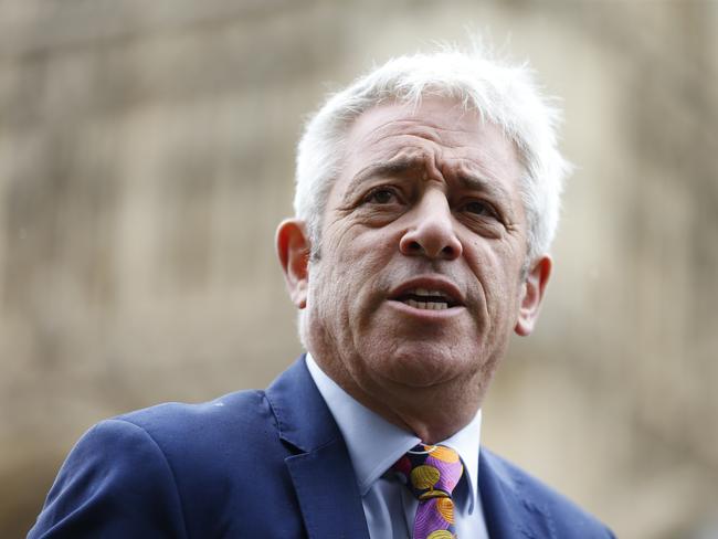 House of Commons John Bercow announces that the house will sit on Wednesday. Picture: Getty Images