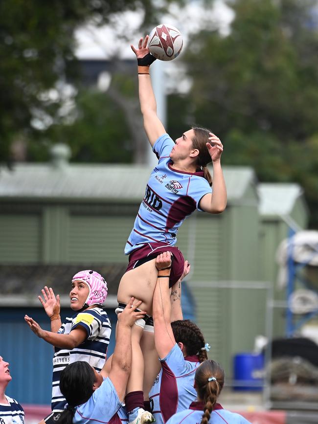 Premier women club rugby between Brothers and Norths Saturday May 25, 2024. Picture, John Gass