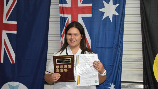 The Indigenous Academic Award went to Sophie Shadford. (Picture: Kristen Camp)