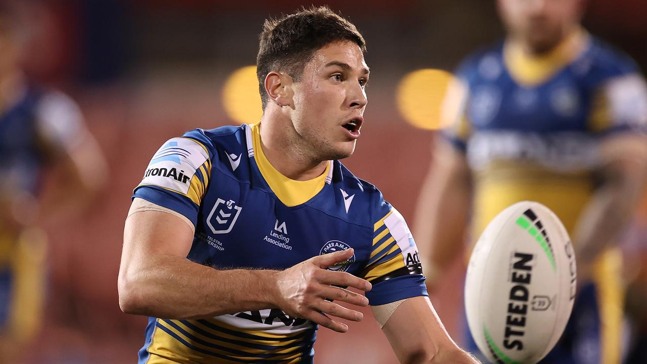 Mitchell Moses is confident the Eels can turn their form around. Picture: Mark Kolbe/Getty Images