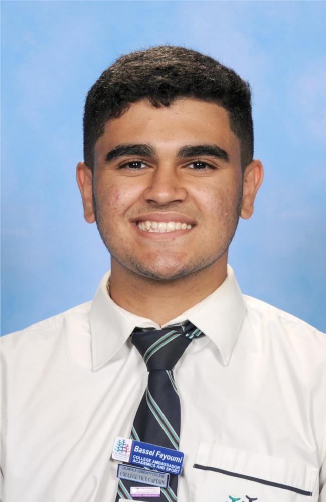 Fayoumi Bassel, Calamvale Community College, high achiever.