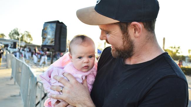 Sam and Evelyn at the Gatton Show on Saturday, July 22, 2023. Picture: Peta McEachern