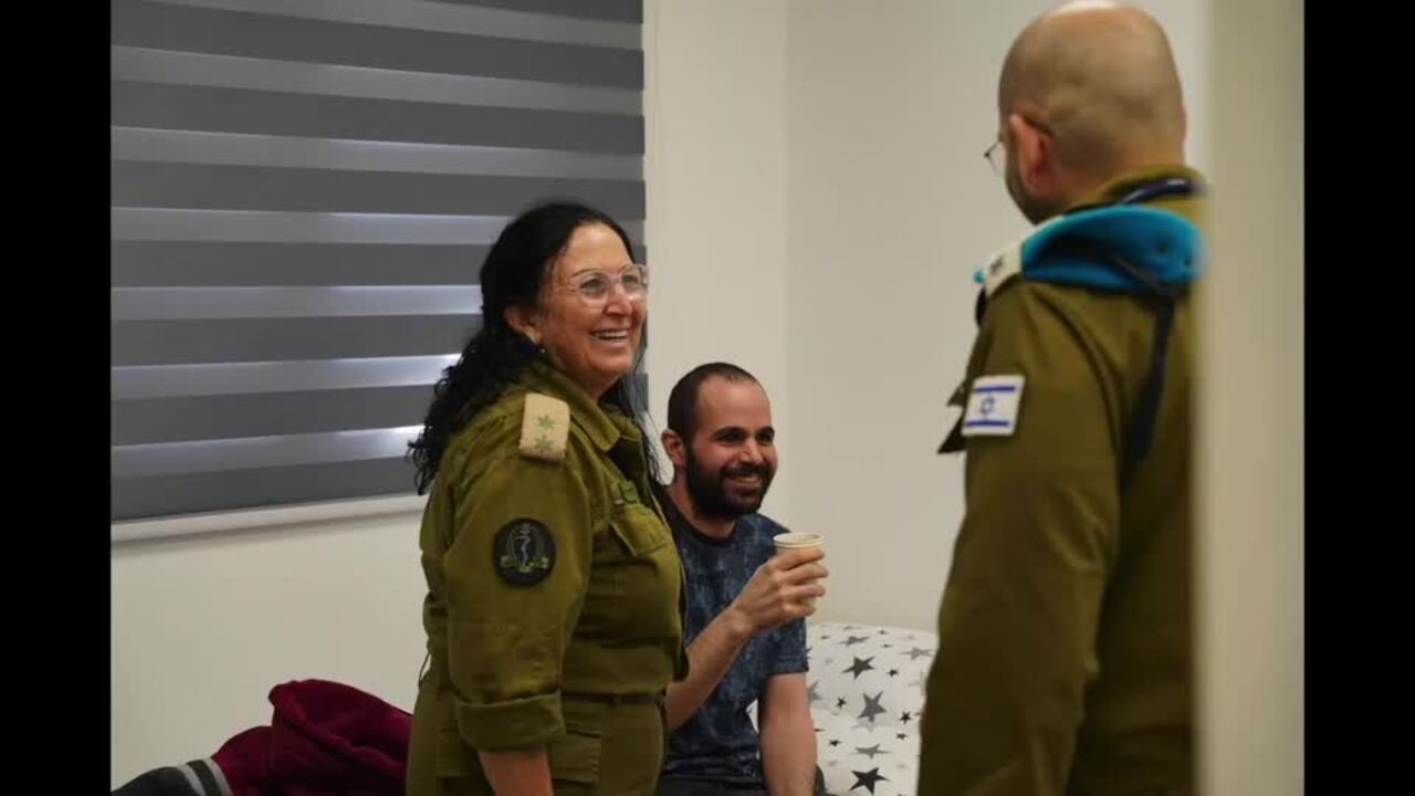 Freed Hostage Yarden Bibas Reunites With Family in Israel