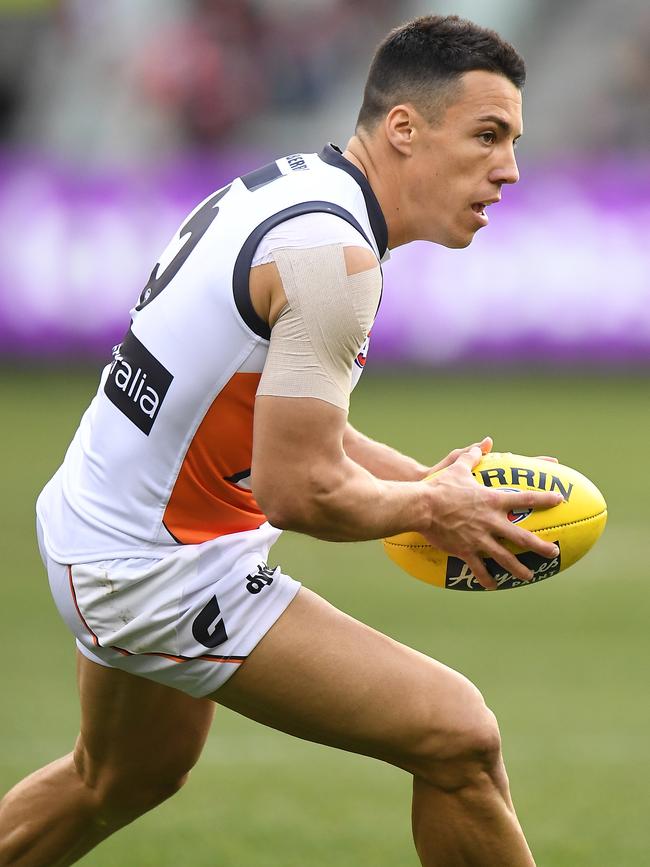 Dylan Shiel in action for the Giants.