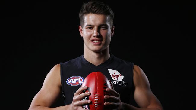 Carlton draftee Liam Stocker. Picture: AAP Image/Daniel Pockett