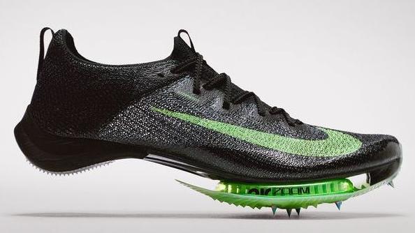 The Nike Air Zoom Viperfly sprint show. Picture: Nike