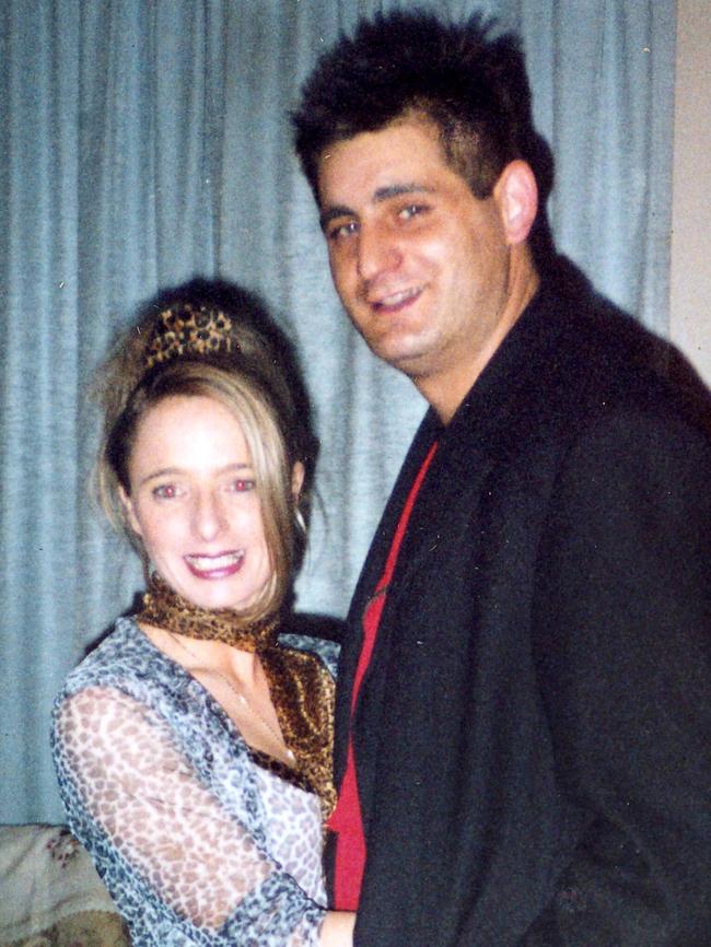 A picture of Robyn Lindholm with George Templeton from when he went missing.