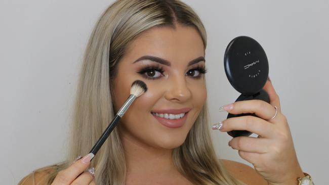 Jasmine Hand, better known as Makeup by Jaz, is one of the Coast's biggest YouTubers and Instagram stars. Photo: Glenn Hampson