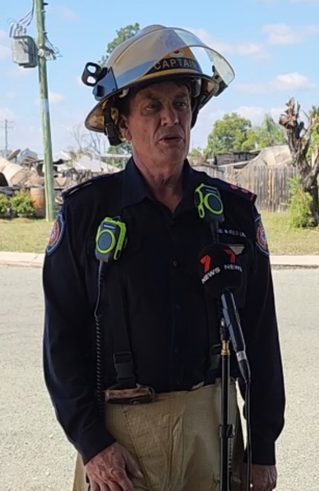 Captain of the Moura Fire Station Patrick Hollands. Picture: Aden Stokes