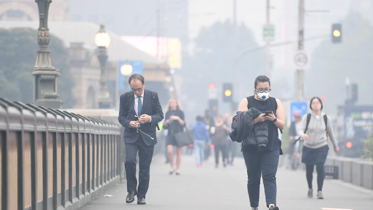 The health effects of ‘catastrophic’ climate events, like the 2020 bushfires (pictured), will be widespread unless more action is taken to reduce greenhouse gas emissions. Picture: AAP Image/Erik Anderson