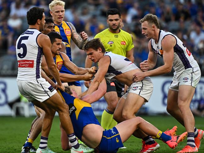 The NRL is infiltrating AFL country in WA. Picture: Daniel Carson/AFL Photos via Getty Images