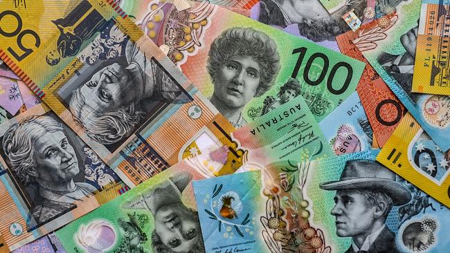 AUSTRALIA - NewsWire Photos - General view editorial generic stock photo image of Australian cash money currency. Picture: NewsWire / Nicholas Eagar