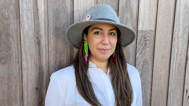 Trinidad Roldan, who handcrafts jewellery under the business name Galactic Burrito. For TasWeekend. Picture: Supplied