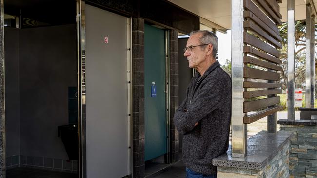 Graeme Aitken has a medical condition and needs access to safe bathrooms at a moment’s notice. Picture: Jerad Williams