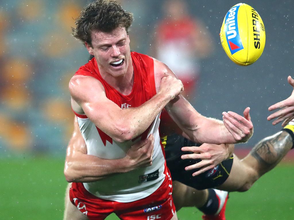 The Swans’ score of 26 was their second-lowest since migrating to Sydney in 1982.