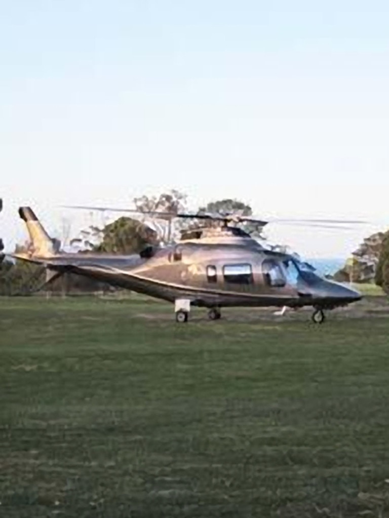 Taxpayers were slugged $5,227 for Mrs Bishop to travel 80km in a chartered helicopter from Melbourne to a Geelong golf course for a Liberal function