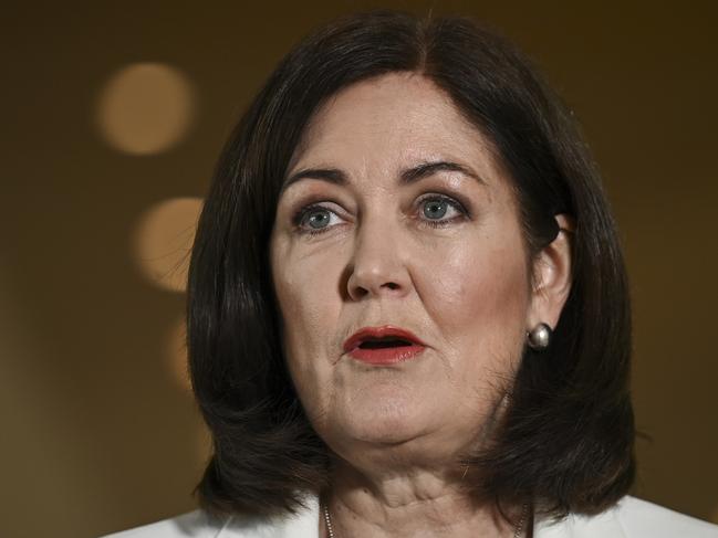 Ms Henderson, said the increase in student debt was evidence that Labor’s cost of living crisis was hitting young Victorians hard. Picture: Martin Ollman