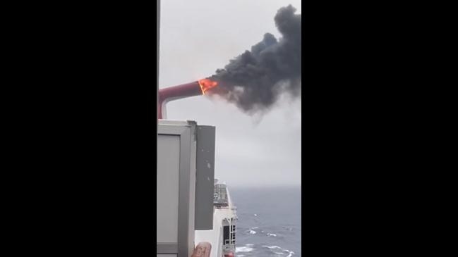 australia cruise ship fire